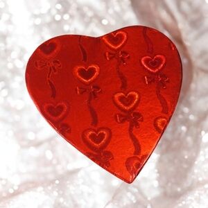 Heart-Shaped Red Gift Box